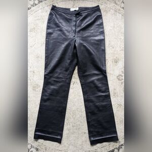 Valerie Stevens Women's Black Leather Pants Size 8